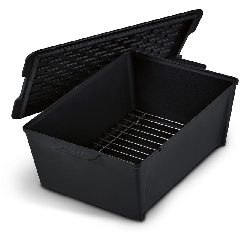 foto del prodotto switch grid dutch oven rib roaster per griglia a gas per la preparazione di piatti brasati o stufati accessori bbq nero 7795 enders