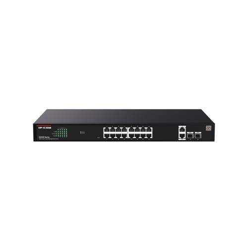 foto del prodotto switch ip com g2220p 16 250w 18p gigabit ethernet 2p sfp di cui 16p poe max output per porta 30w totale 230w cloud managed