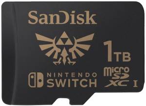 foto del prodotto switch micro sdxc sandisk 1tb for nintendo switch zelda