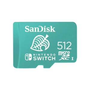 foto del prodotto switch micro sdxc sandisk 512gb for nintendo switch