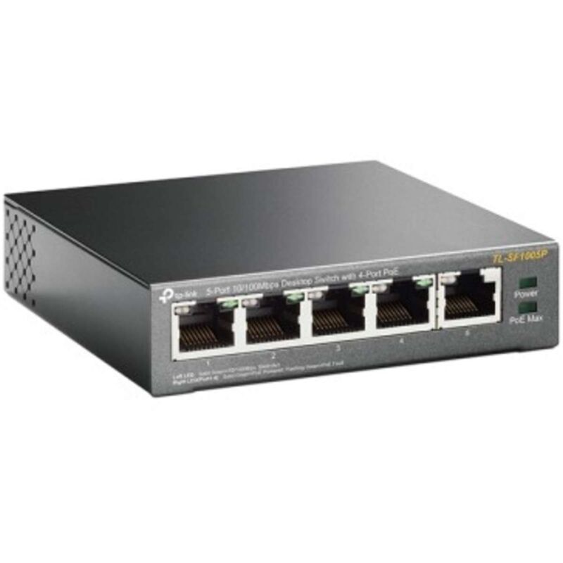 foto del prodotto switch rete 5 porte 10 100 tl sf1005p poe