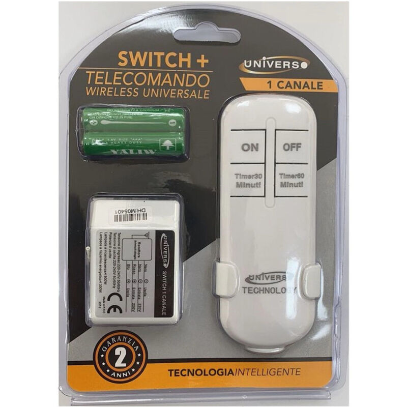 foto del prodotto switch telecomando wireless universale 1 canale tecnologia intelligente te a trade shop traesio