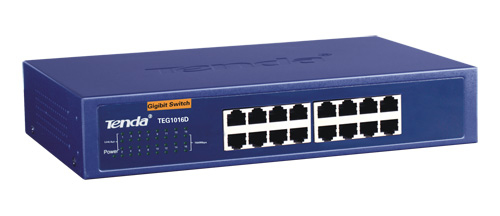 foto del prodotto switch tenda 16 porte gigabit unmanaged