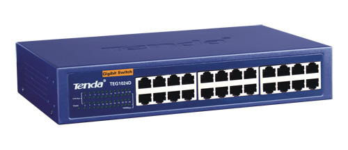 foto del prodotto switch tenda 24 porte gigabit unmanaged