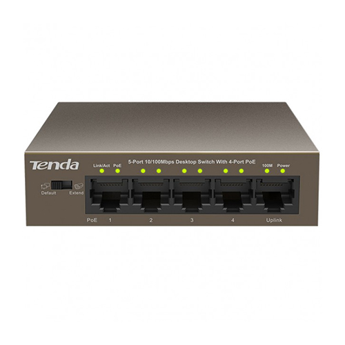 foto del prodotto switch tenda teg1105p 4 63w 5p lan gigabit desktop 10 100 1000m 4p poe