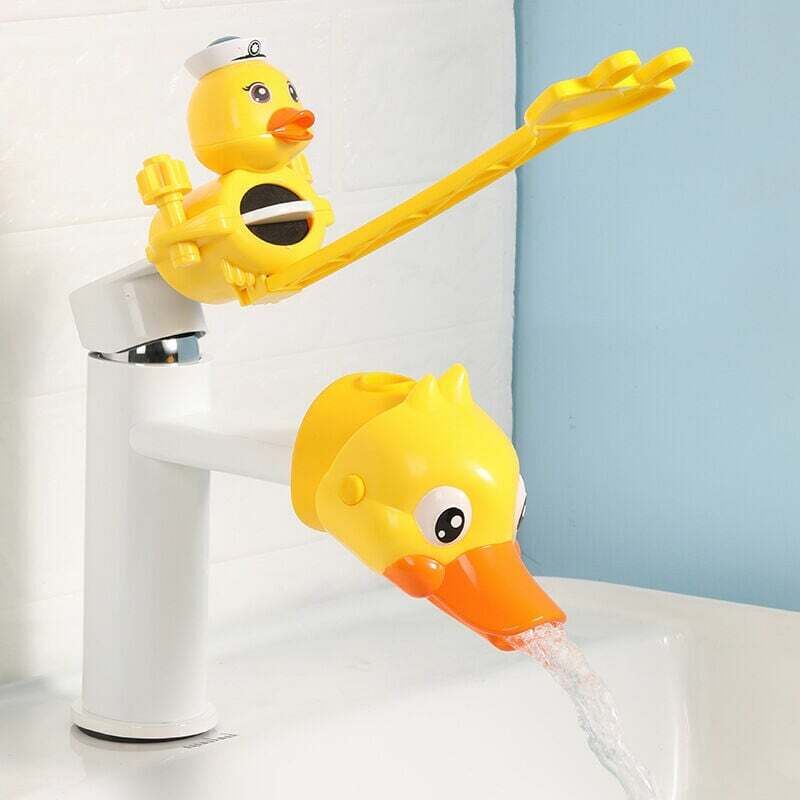 foto del prodotto swyeoot prolunga per rubinetto per bambini, prolunga per rubinetto, prolunga per rubinetto in stile cartone animato, per bagno e cucina per lavarsi