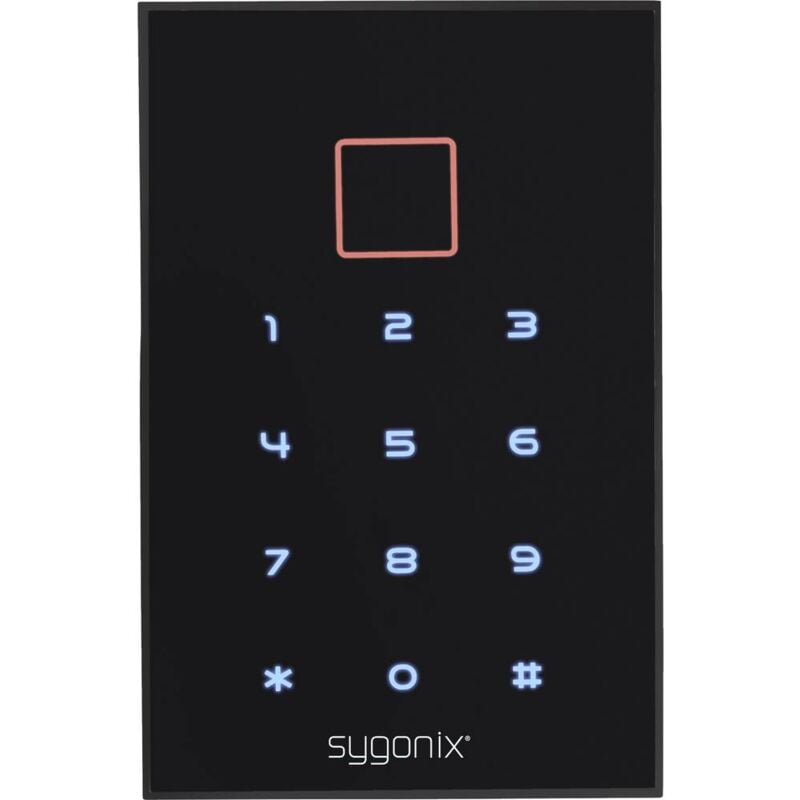 foto del prodotto sy 3435062 serratura con codice montaggio superficiale 12 v dc ip66 con tastiera illuminata, con touchscreen sygonix