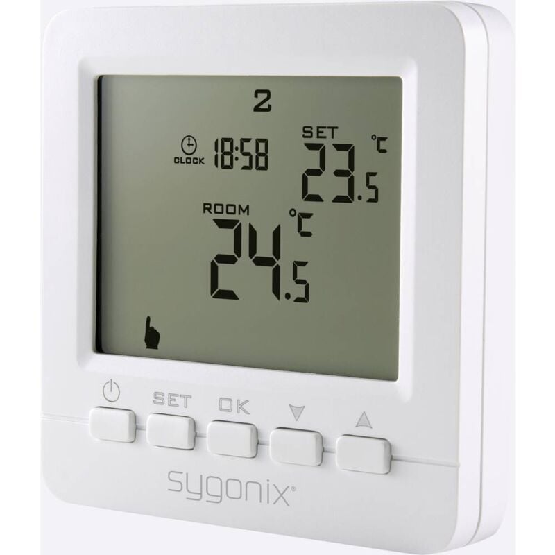foto del prodotto sy 4500818 termostato ambiente da incasso settimanale 1 pz. sygonix