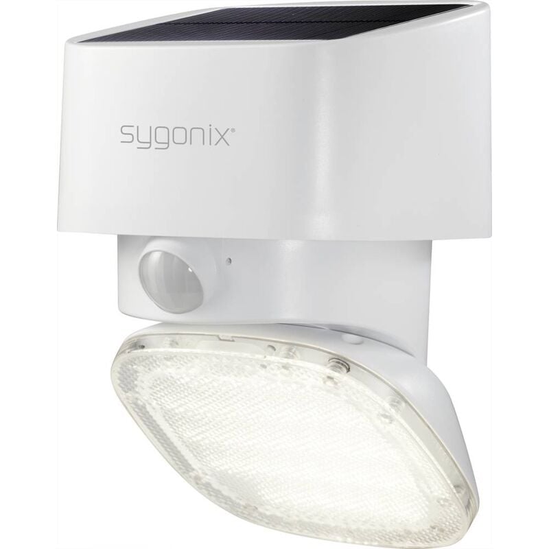 foto del prodotto sy 4673534 lampada solare da parete per esterno con rilevatore di movimento led monocolore led a montaggio fi sygonix