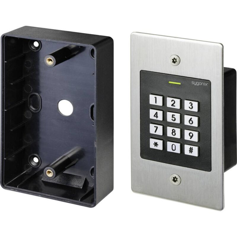 foto del prodotto sy-4760956 tastiera numerica con rfid da incasso 12 v dc, 18 v dc ip66 - sygonix