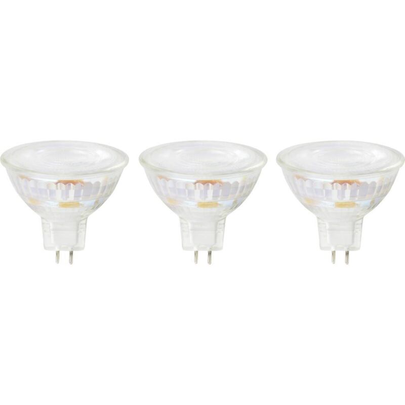 foto del prodotto sy 4893258 led monocolore erp e a g gu5.3 3.4 w 35 w bianco caldo x a 50 mm x 44 mm 3 pz. sygonix