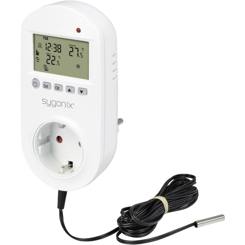 foto del prodotto sy-5372566 termostato universale spina intermedia settimanale 1 pz. - sygonix