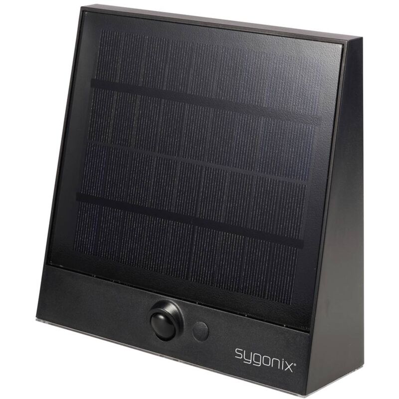 foto del prodotto sy 5801970 lampada solare da parete per esterno con rilevatore di movimento led monocolore led a montaggio fi sygonix
