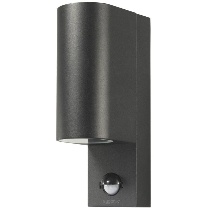 immagine 0 del prodotto sy 6028440 lampada led da parete per esterno con rilevatore di movimento gu10 nero sygonix
