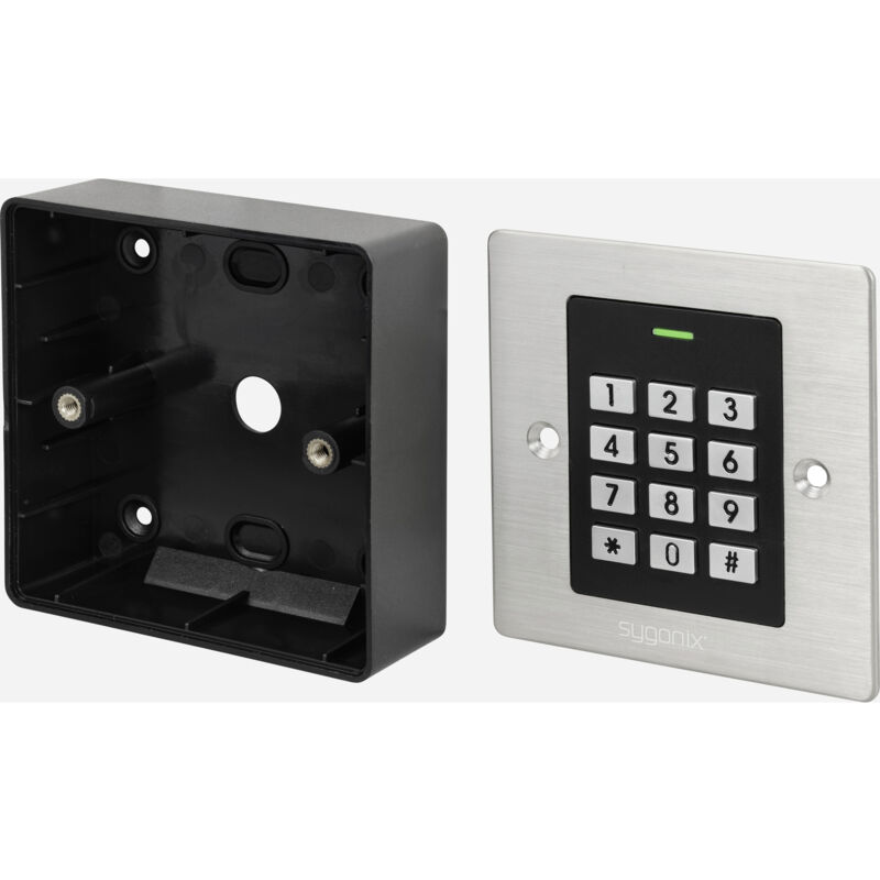 foto del prodotto sy 6097866 tastiera numerica con rfid da incasso 12 v dc, 18 v dc ip66 sygonix