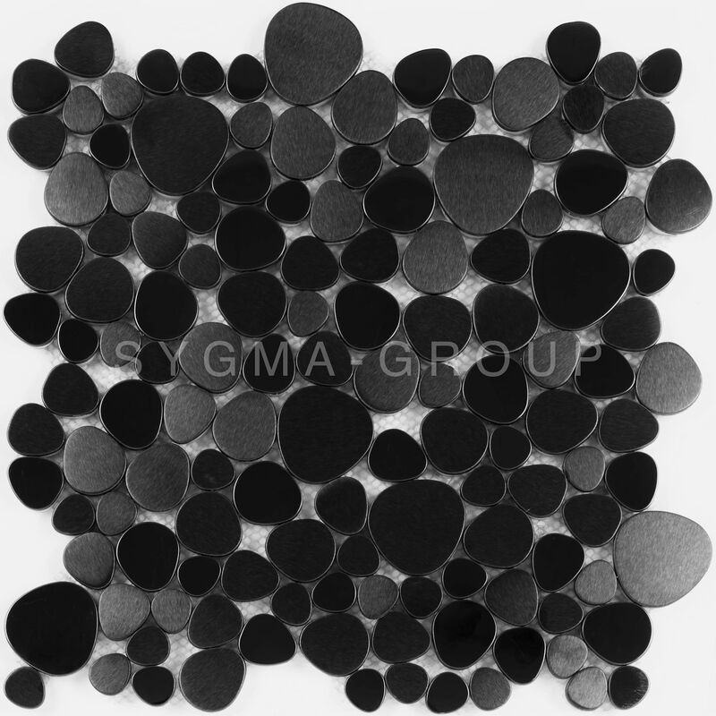 foto del prodotto sygma group piastrelle bagno cucina mosaico modello fidji noir