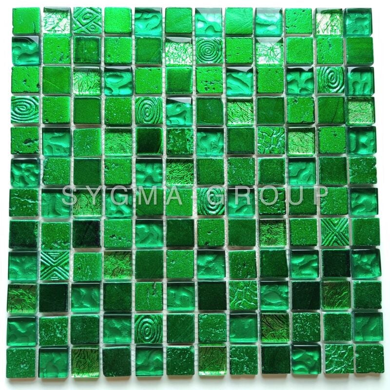 foto del prodotto sygma group piastrelle del bagno e rivestimenti della cucina modello alliage vert