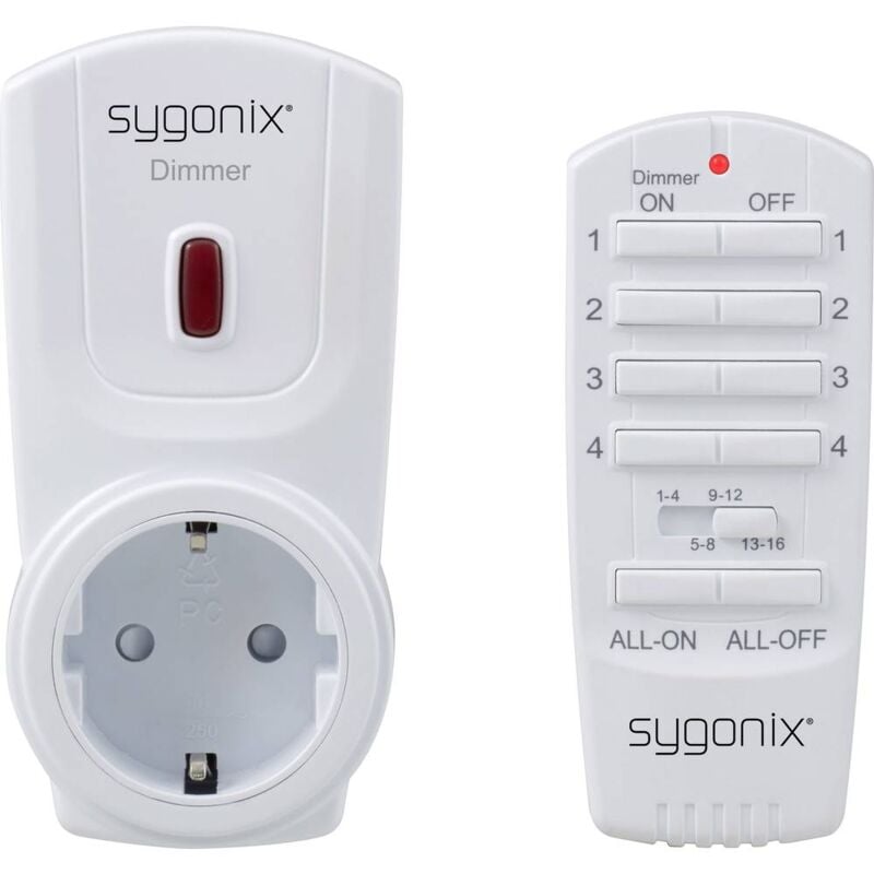foto del prodotto sygonix rsl kit dimmer spina intermedia potenza di commutazione max 300 w raggio di azione max. campo libero 70 m