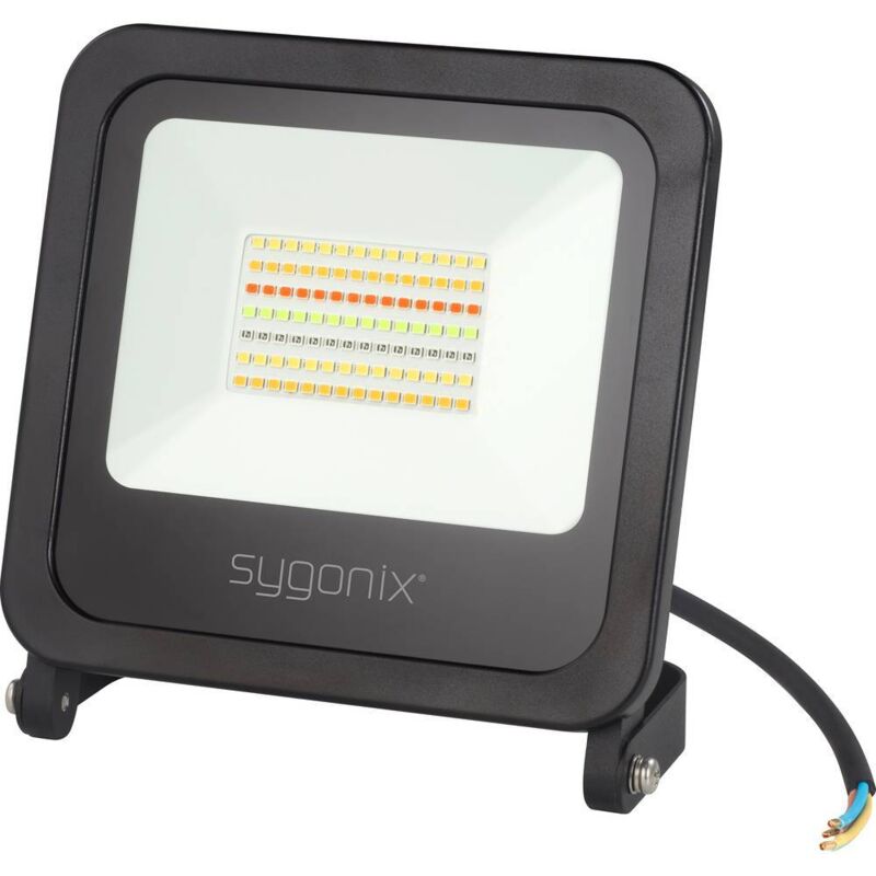 foto del prodotto sygonix sy-4782322 faretto a led per esterni erp f a - g 45 w colore luce bianco neutro, bianco caldo, rgb