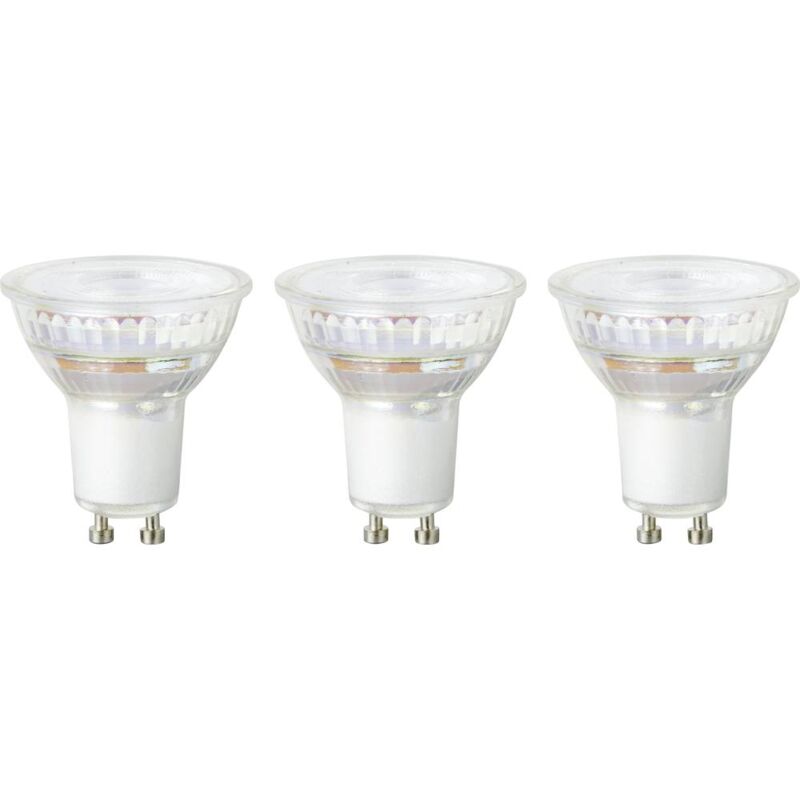 foto del prodotto sygonix sy 4893256 led monocolore erp e a g gu10 5.7 w 75 w bianco caldo x a 50 mm x 55 mm dimmerabile 3 pz