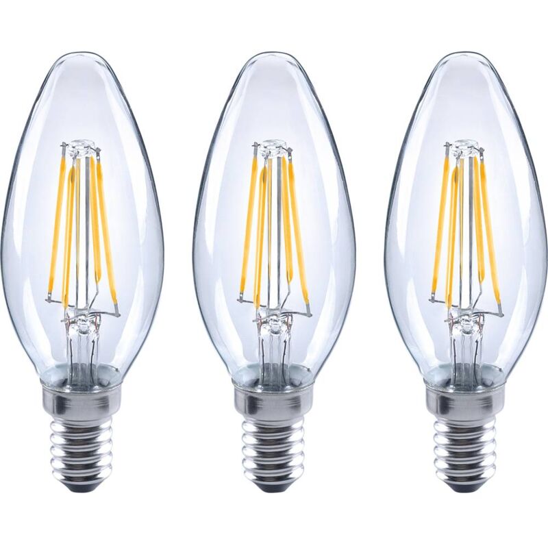 foto del prodotto sygonix sy 4945174 led monocolore erp e a g e14 forma di candela 4 w 40 w bianco caldo x a 35 mm x 100 mm 3