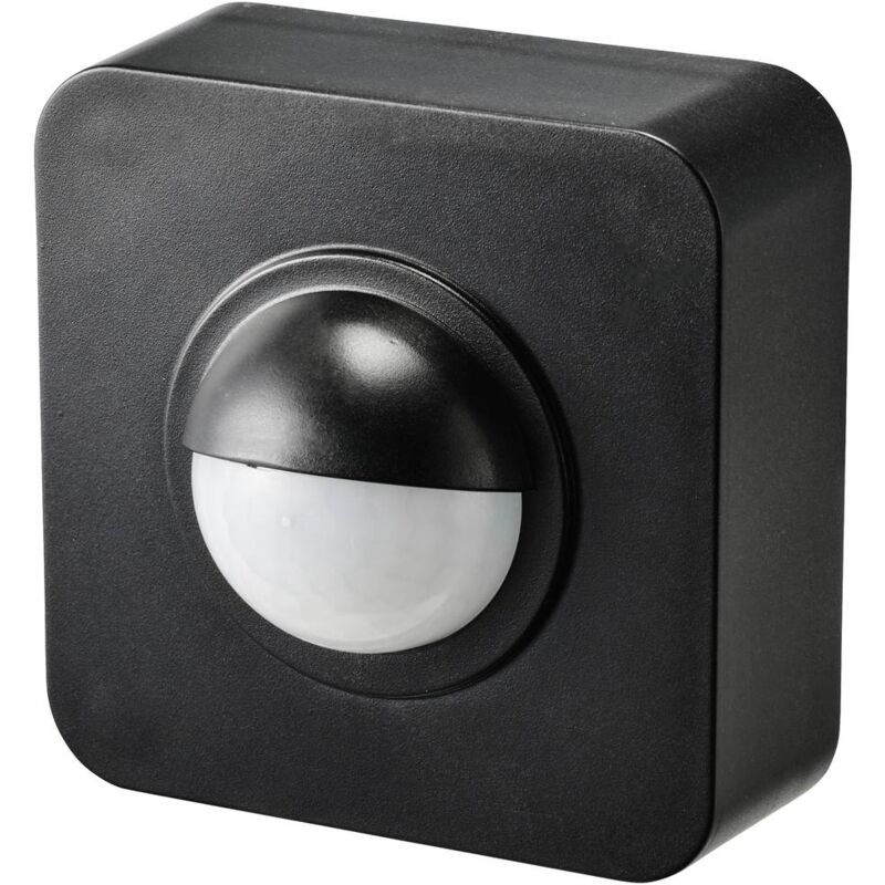 foto del prodotto sygonix sy 5046552 da parete rilevatore di movimento ad infrarossi passivo pir 120 nero ip65