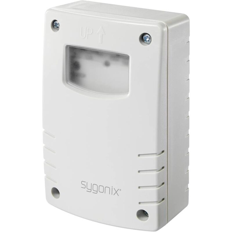 foto del prodotto sygonix sy 5836542 interruttore crepuscolare grigio 230 v ac 1 na 1 fino a 9 h