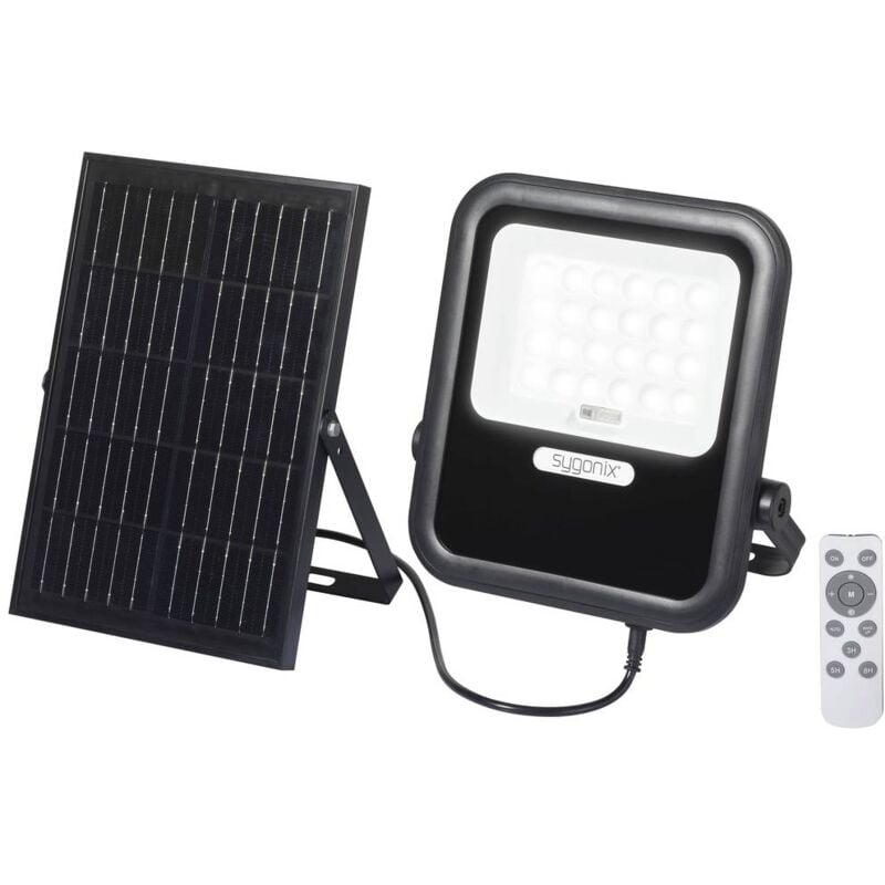 foto del prodotto sygonix sy 6313012 faretto solare da parete 10 w bianco caldo