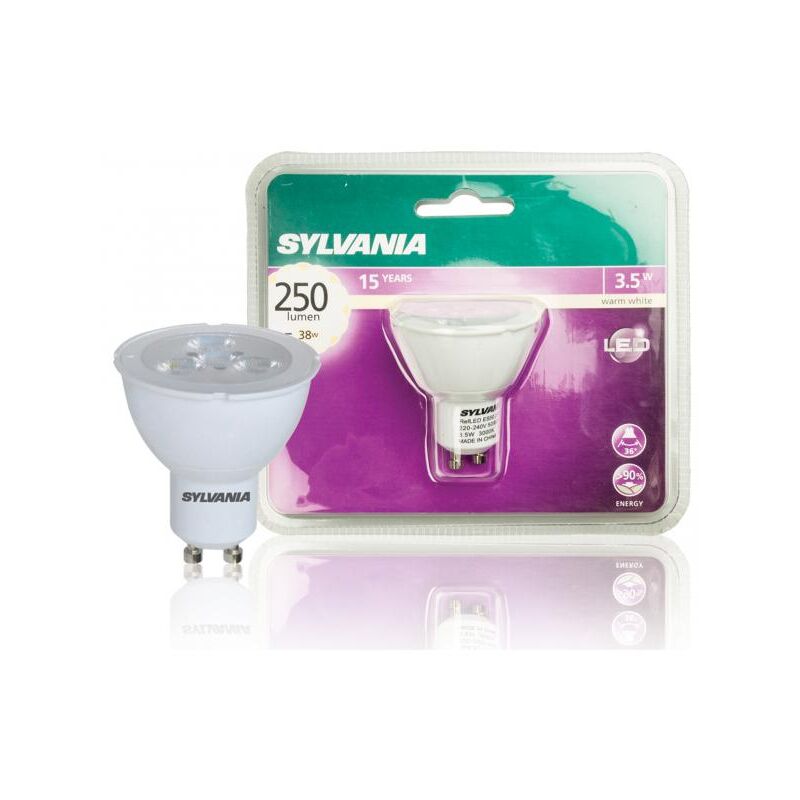 foto del prodotto sylvania lampadina refled es50 830 36 3,5w 650cd 36d gu10 3000k