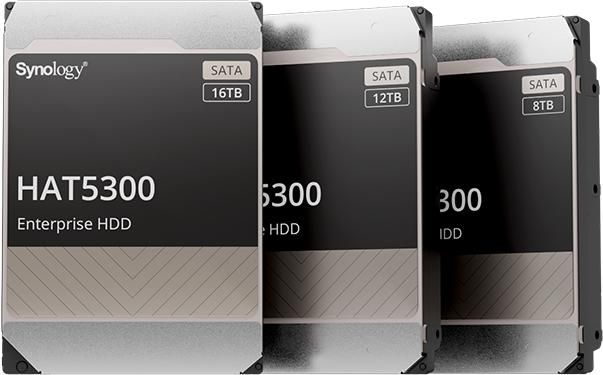 foto del prodotto synology hat5300 3.5in sata hdd 16tb 7200rpm