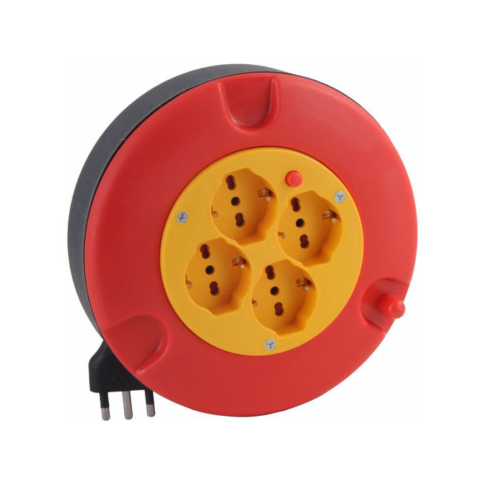 foto del prodotto syntesy 07438 avvolgicavo 5mt 3x15 4x2ptsk