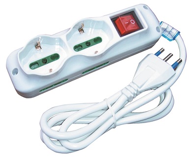 foto del prodotto syntesy multipr.compatta 2 sch. 4pr.bip.c interruttore