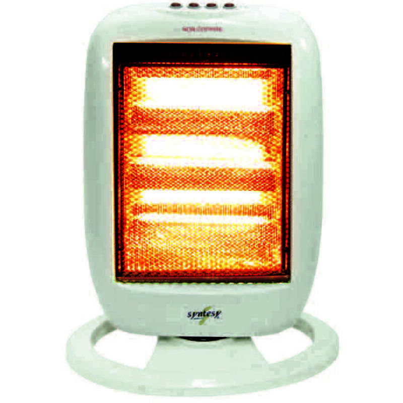 foto del prodotto syntesy stufa alogena rotante design 1200w misure di ingombro cm.36x17x60h.