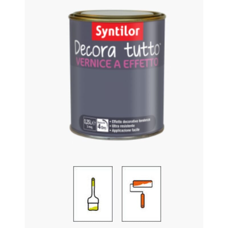 foto del prodotto syntilor decora tutto vernice a effetto 0,250 lt incolore madreperla