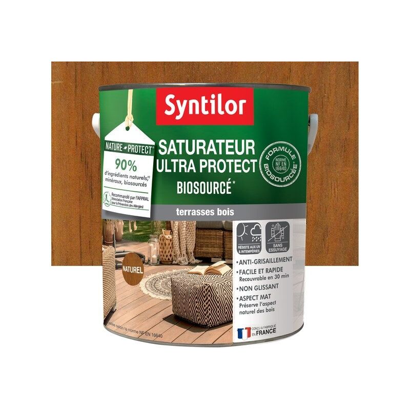 foto del prodotto syntilor nature protect saturatore, naturale, opaco 5 l