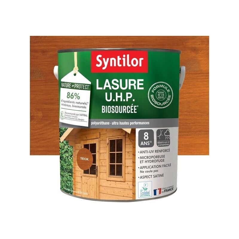 foto del prodotto syntilor tinta protettiva naturale uhp biosourced 8 anni teak satinato 5 l
