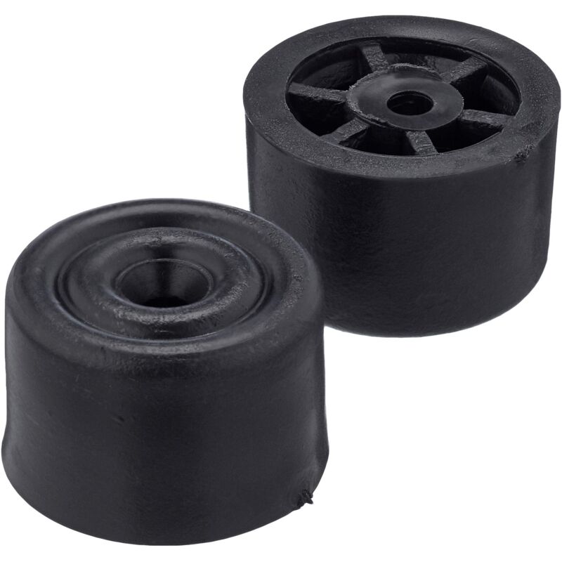 foto del prodotto sysfix 0 fermaporta avvitabile n. 5 nero scatola da 10 pezzi con tasselli e viti , 3x3x2 cm, unit 