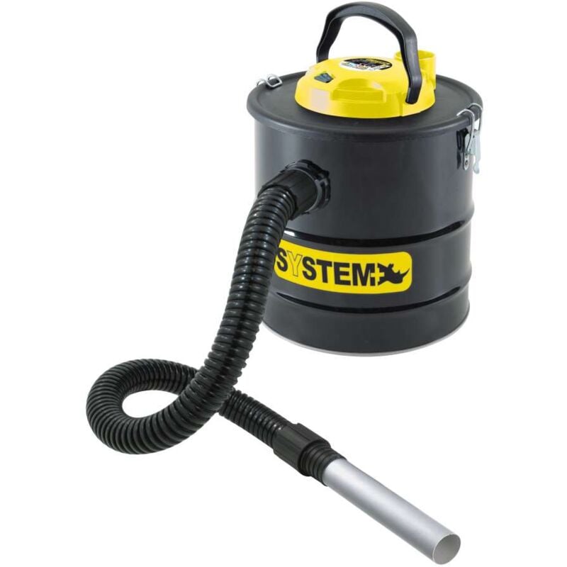 foto del prodotto system aspiracenere nero giallo 28,5 cm
