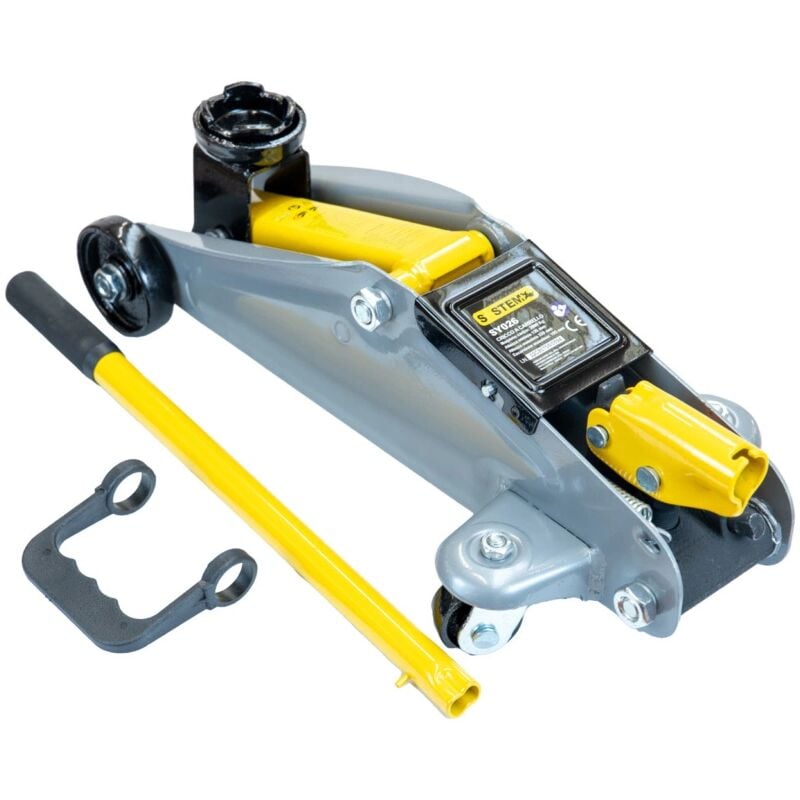 foto del prodotto system - cric idraulico per auto con carico massimo 2 tonnellate
