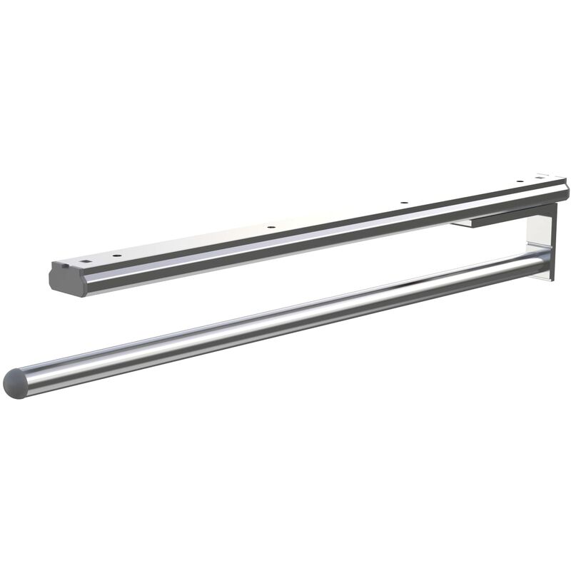 foto del prodotto system holz s.r.l. - portasciugamani estraibile, braccio singolo, anodizzato brillante