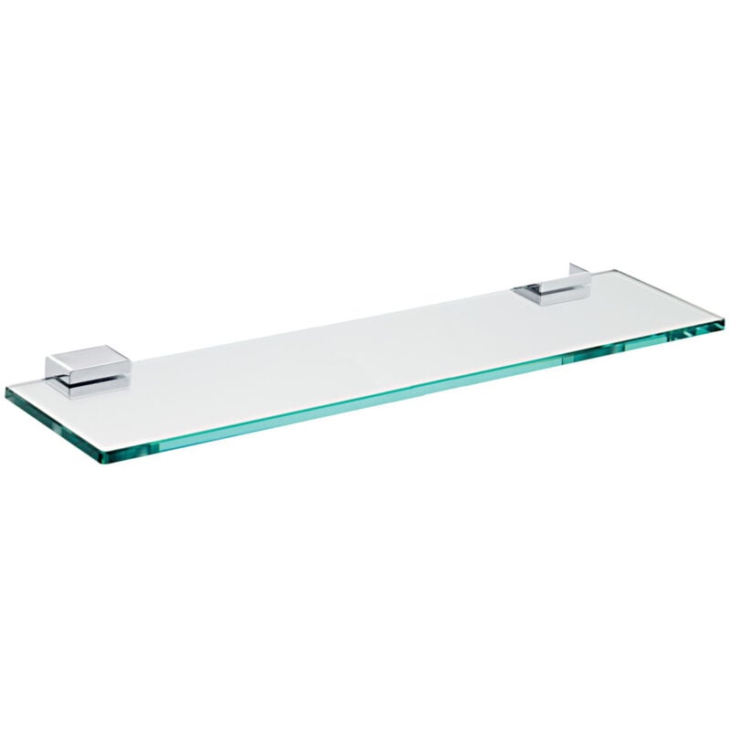 foto del prodotto system2 tablette, verre cristal clair, 600x100mm, chrome, emco