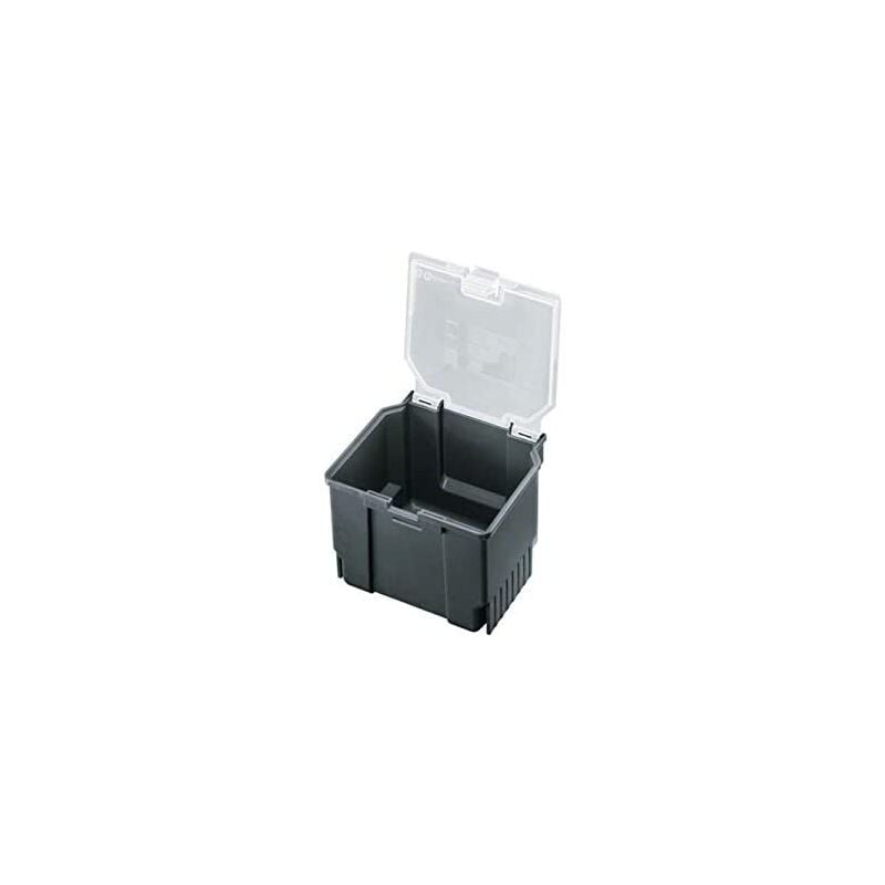 foto del prodotto systembox cassetta portaoggetti rettangolare in polipropilene pp nero, grigio bosch