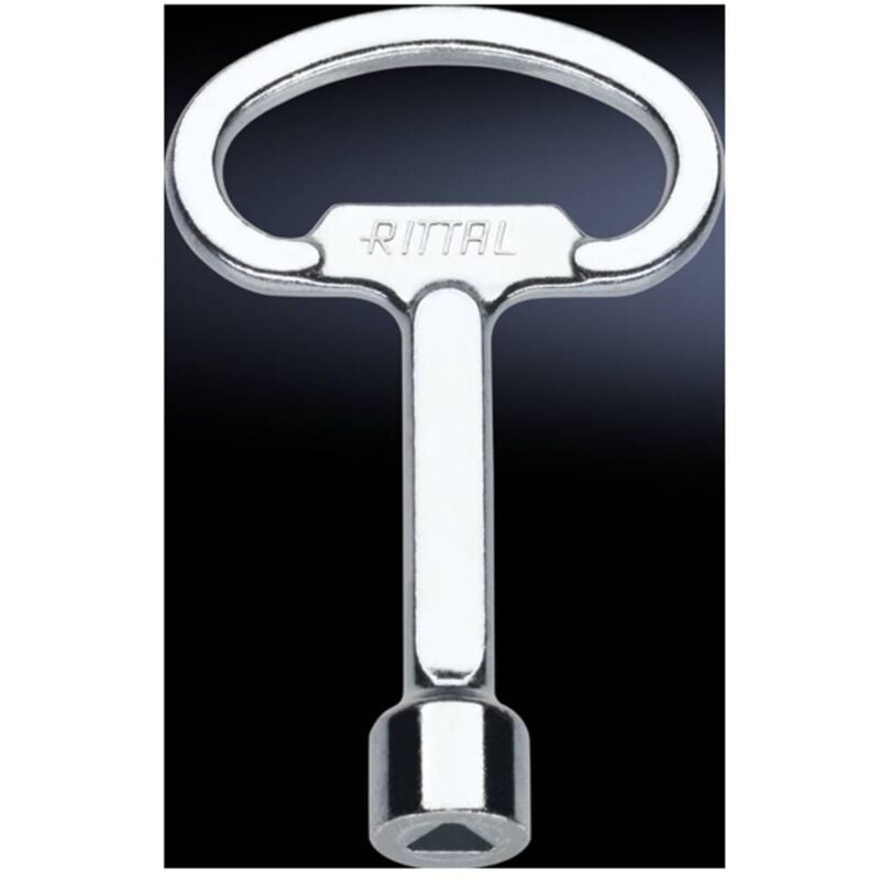 foto del prodotto sz 2545.000 chiave per armadi di comando 7 mm triangolare acciaio 1 pz. rittal