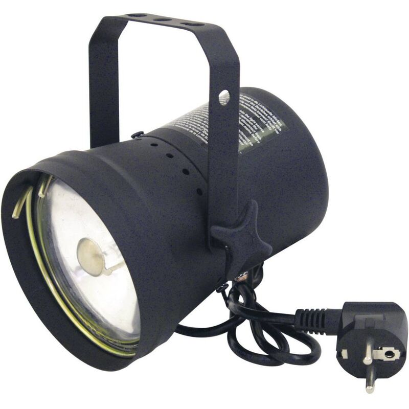 foto del prodotto t 36 mit stecker pin spot nero eurolite
