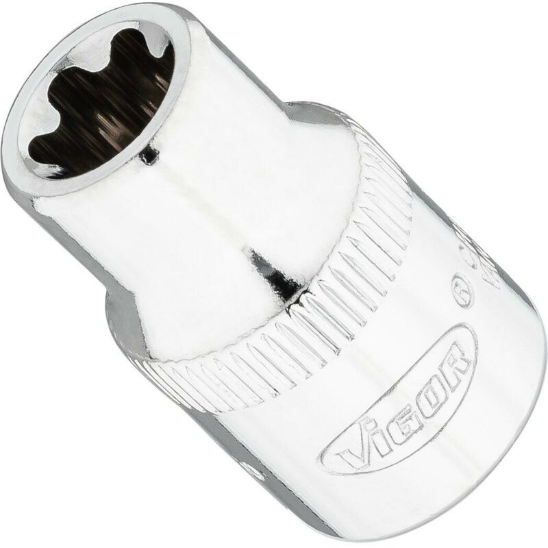 foto del prodotto t plus socket v7920 ep10 attacco quadro, cavo, 3 8 di pollice 10 mm profilo esterno torx plus size e10 