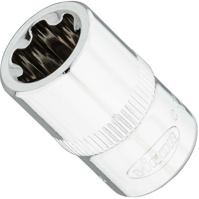 foto del prodotto t plus socket v7920 ep14 attacco quadro, cavo, 3 8 di pollice 10 mm profilo esterno torx plus size e14 
