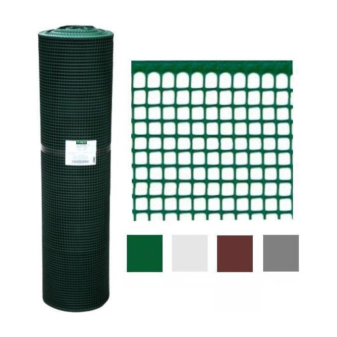 foto del prodotto t-rex rete tutta plastica 10x10 100mtx50 marrone