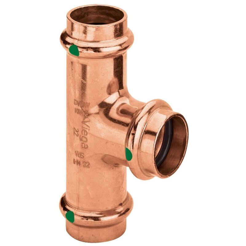 foto del prodotto t ridotto in rame da crimpare - fff 22 - 18 - 22