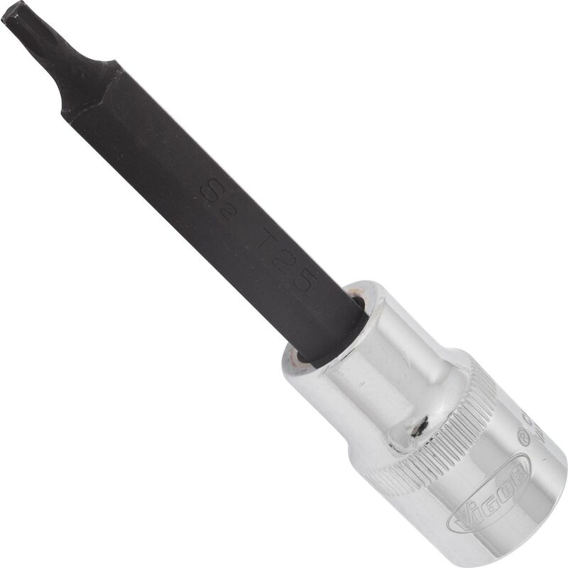 foto del prodotto t screwdriver socket v2162 attacco quadro, cavo, 1 2 di pollice 12,5 mm profilo interno torx size t25