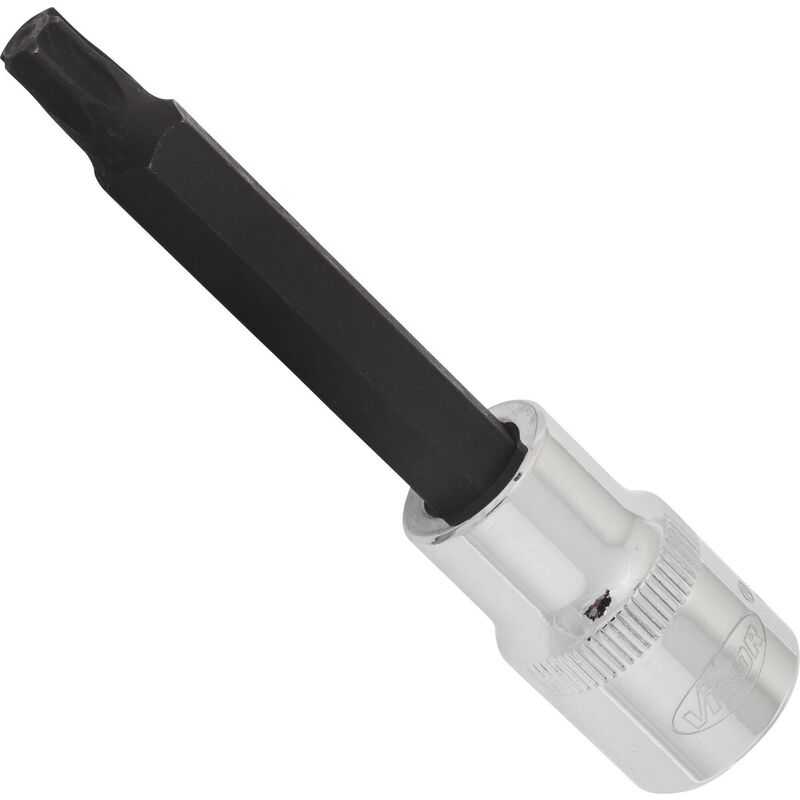 foto del prodotto t screwdriver socket v2168 attacco quadro, cavo, 1 2 di pollice 12,5 mm profilo interno torx size t45